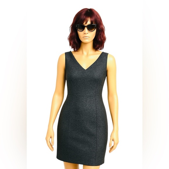 Etcetera Black and Gray Brocade Cocktail Dress - Picture 1 of 2